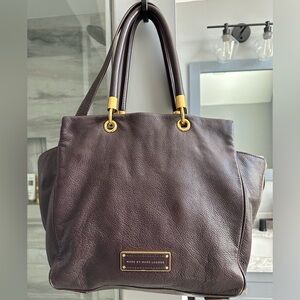 Marc by Marc Jacobs Leather shoulder bag with crossbody strap